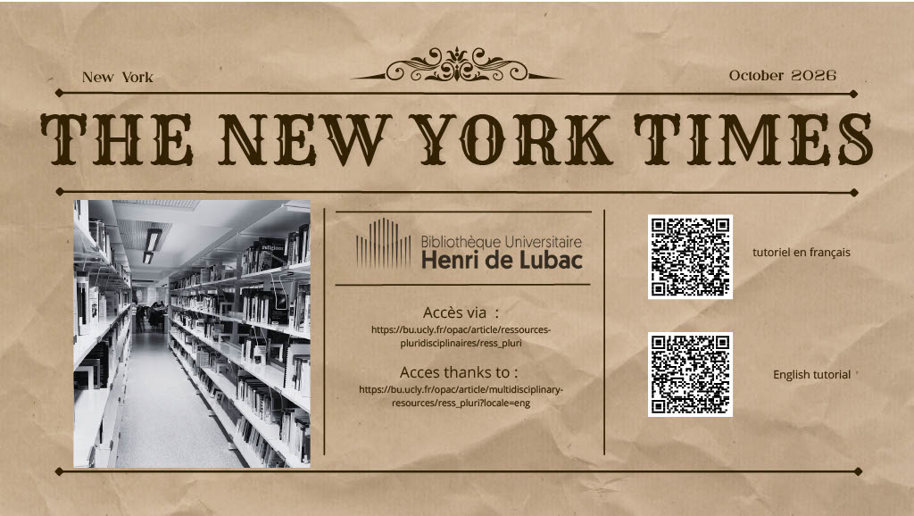 Acc&eacute;dez &agrave; tous les articles en ligne du quotidien &laquo; The New York Times &raquo; d&egrave;s maintenant !